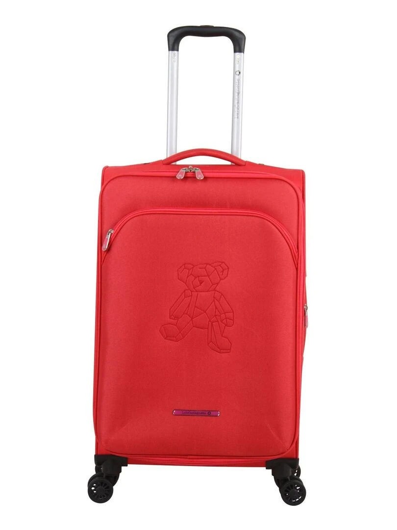 LULU CASTAGNETTE VALISE S TEDDYBEAR Rouge