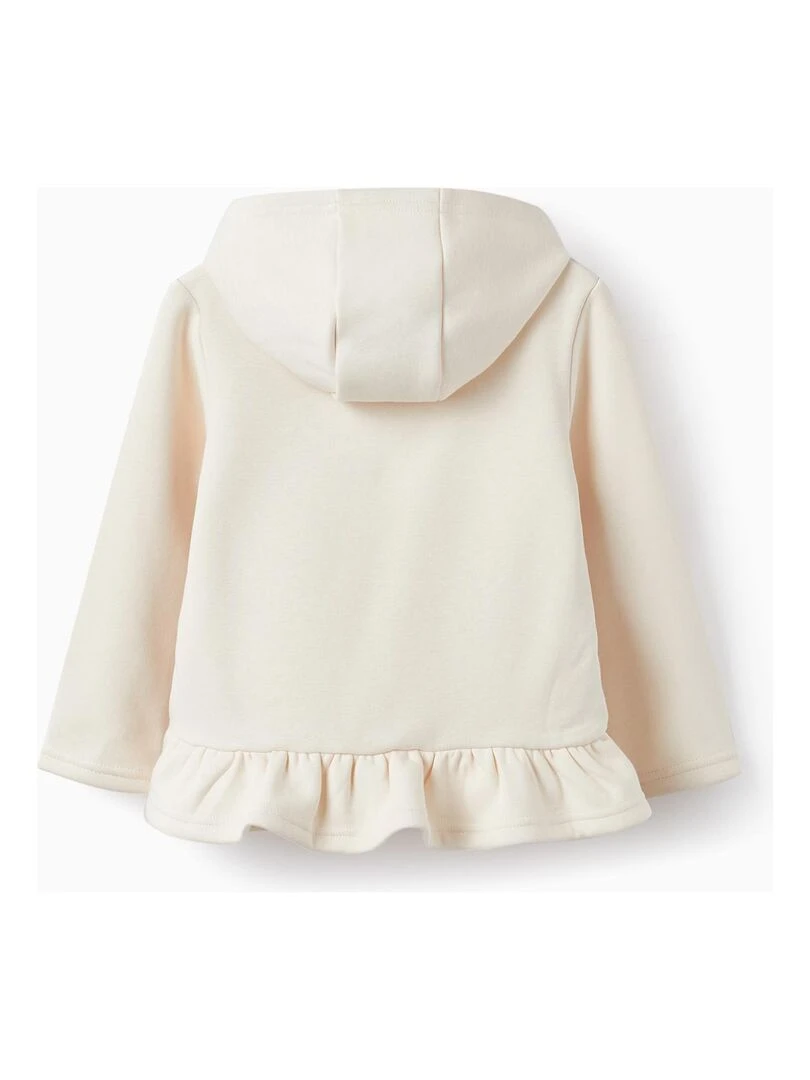 Sweat à capuche pour fille 'Winter Flowers' SWEET FROSTY DREAMS Beige clair