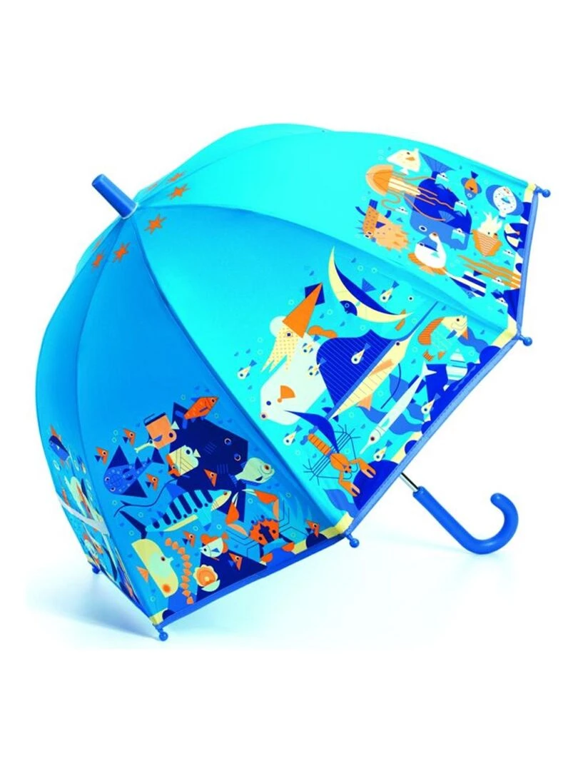 Parapluie Monde marin Bleu