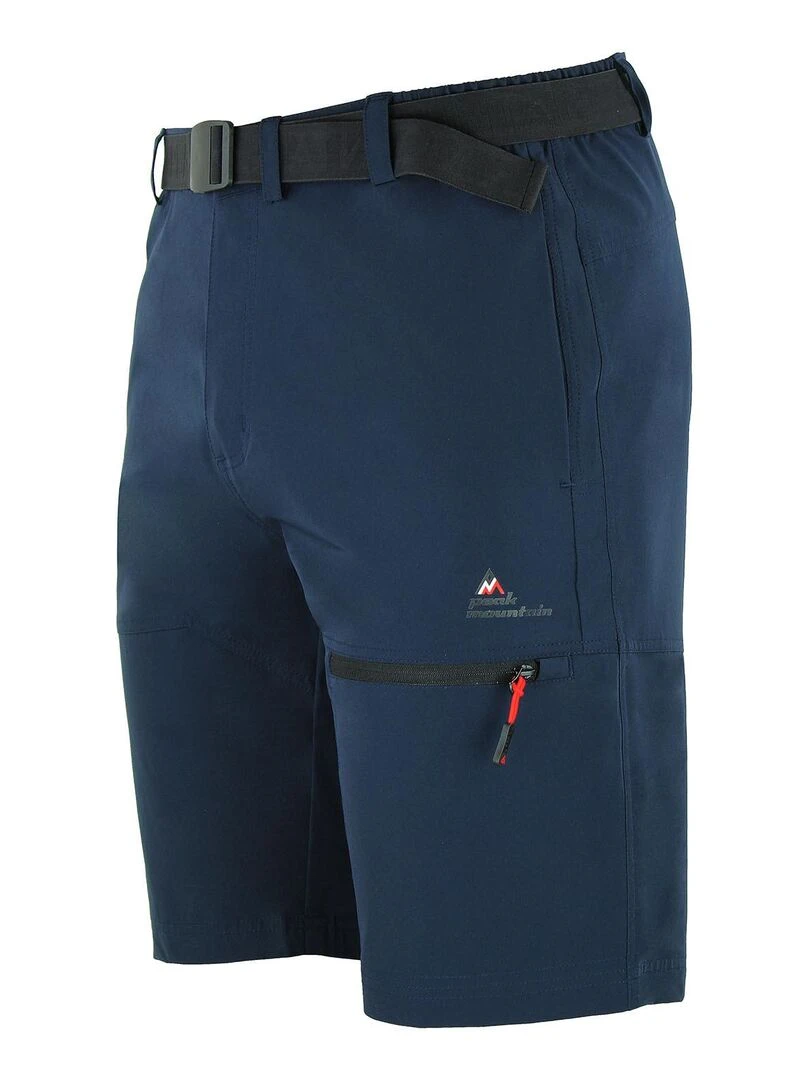 Short de randonnée homme CAJASI   PEAK MOUNTAIN   Bleu nuit