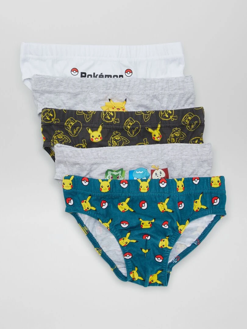 Lot de 5 slips 'Pokemon' Multi