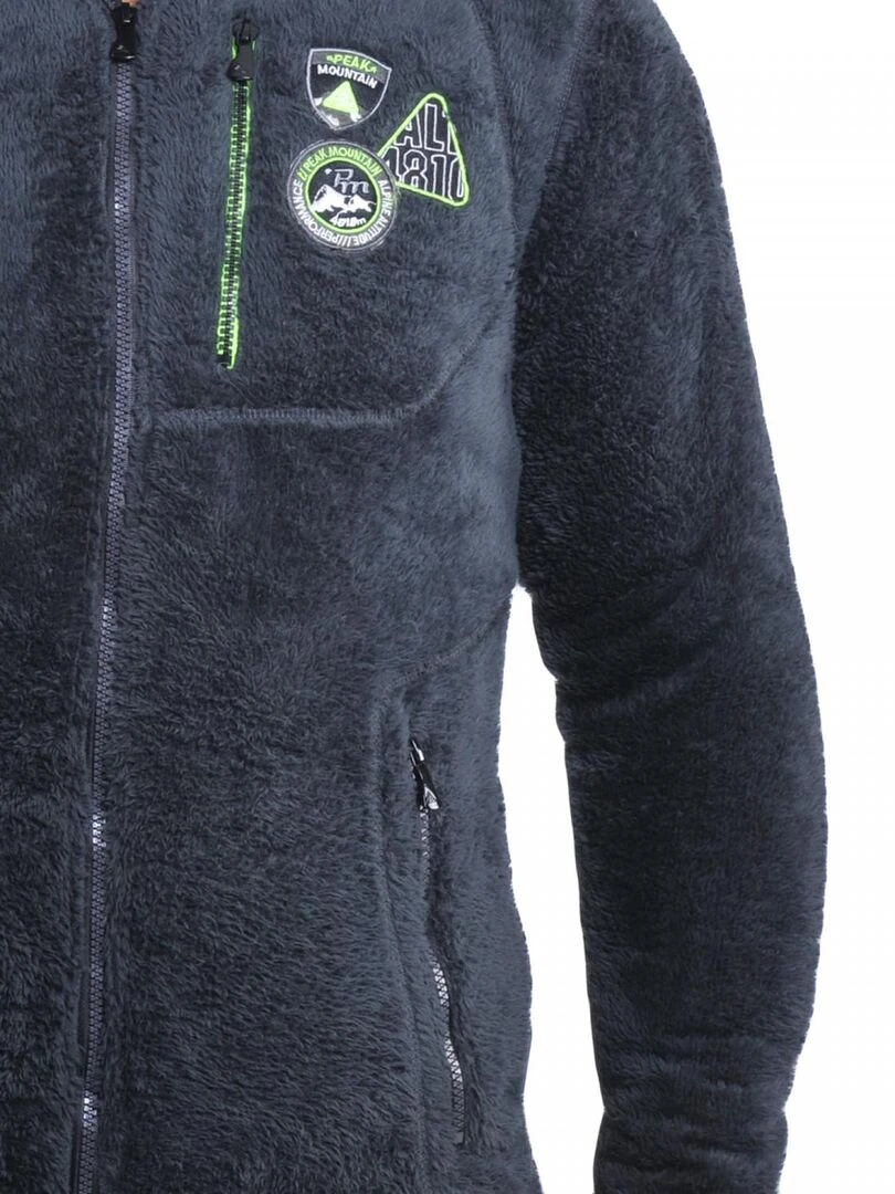 Blouson polaire homme CAVIAN   PEAK MOUNTAIN   Gris