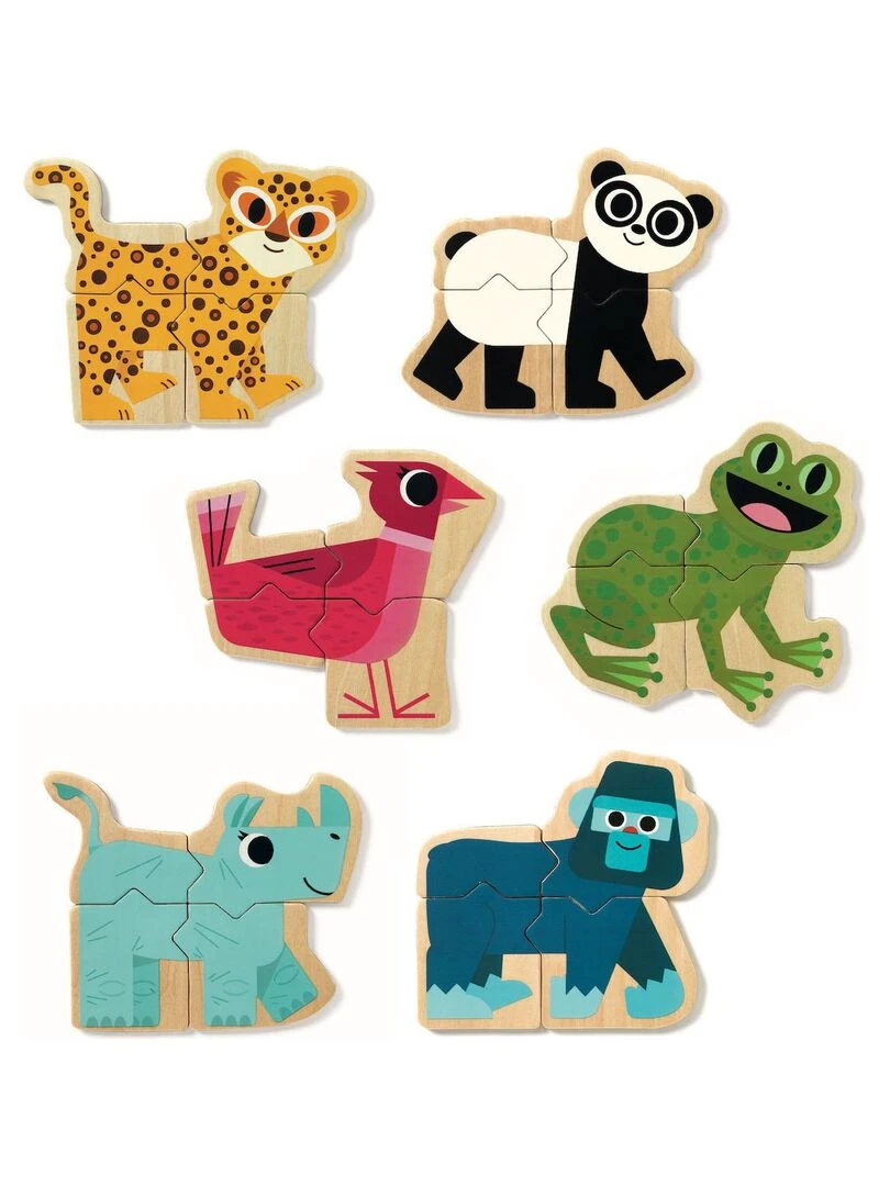 Jeu Magnetique Bois Mixanimo   N/A