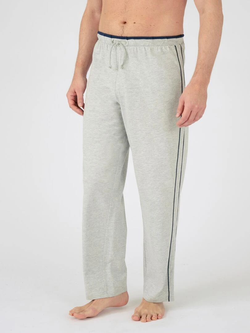 Lot de 2 pantalons de pyjama en jersey   Damart   Bleu marine