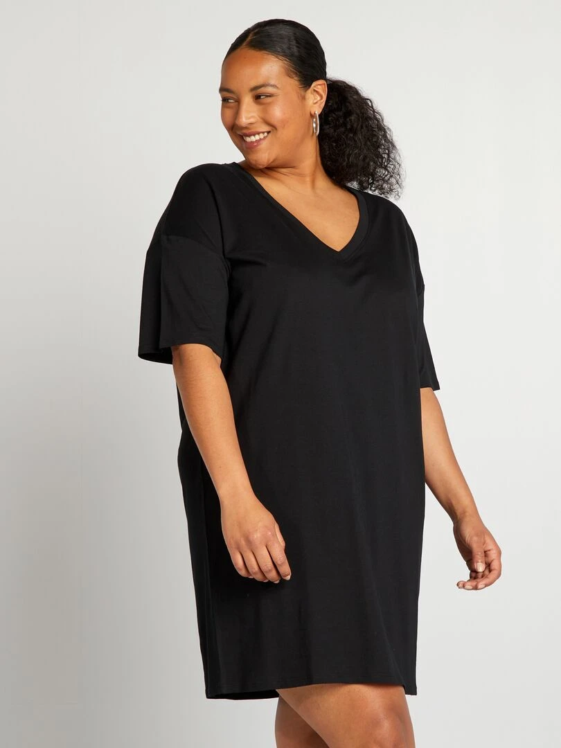 Robe tee shirt large noir