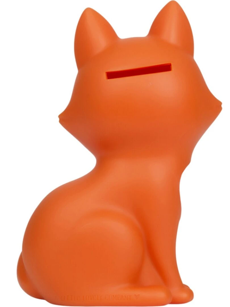 Tirelire Renard Orange