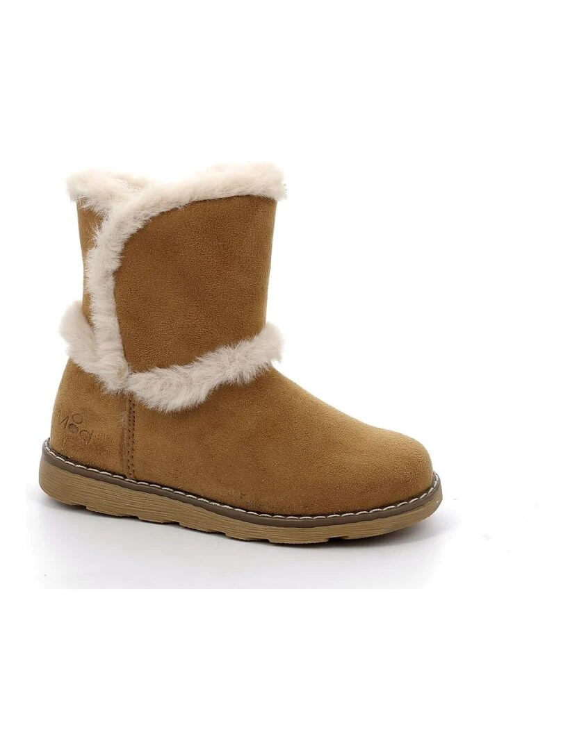 Boots Synthetique Aldoux Marron