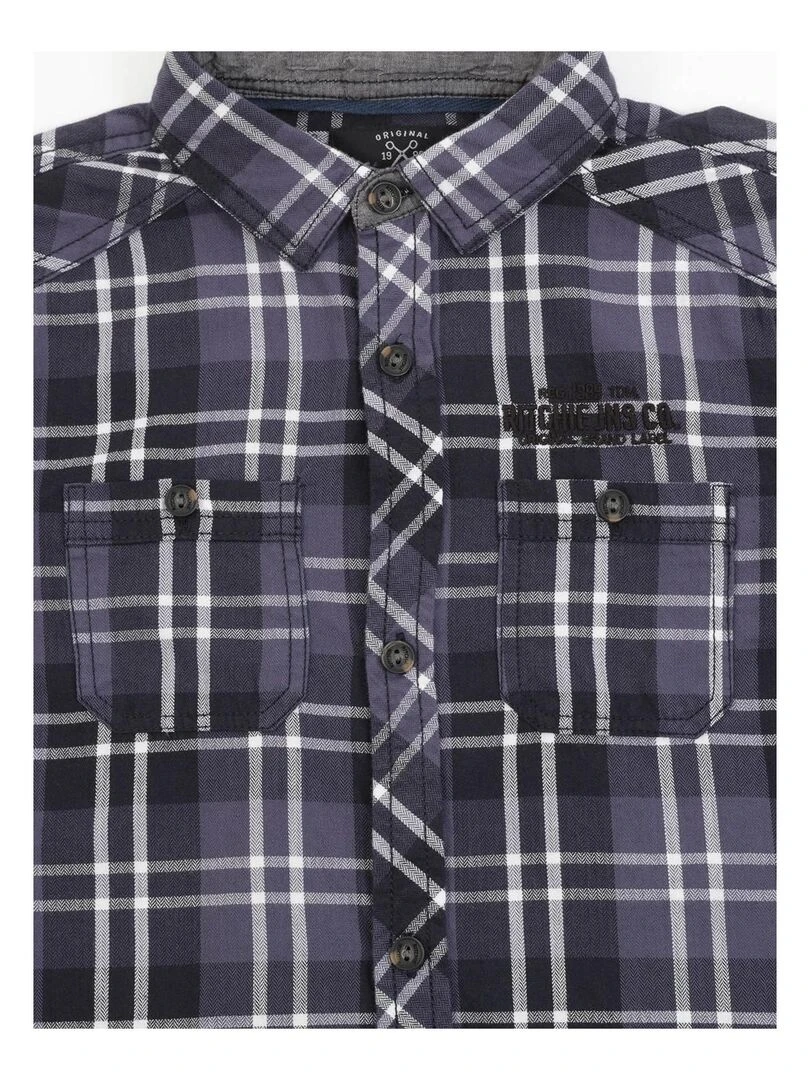 CHEMISE TIBET BOY Bleu