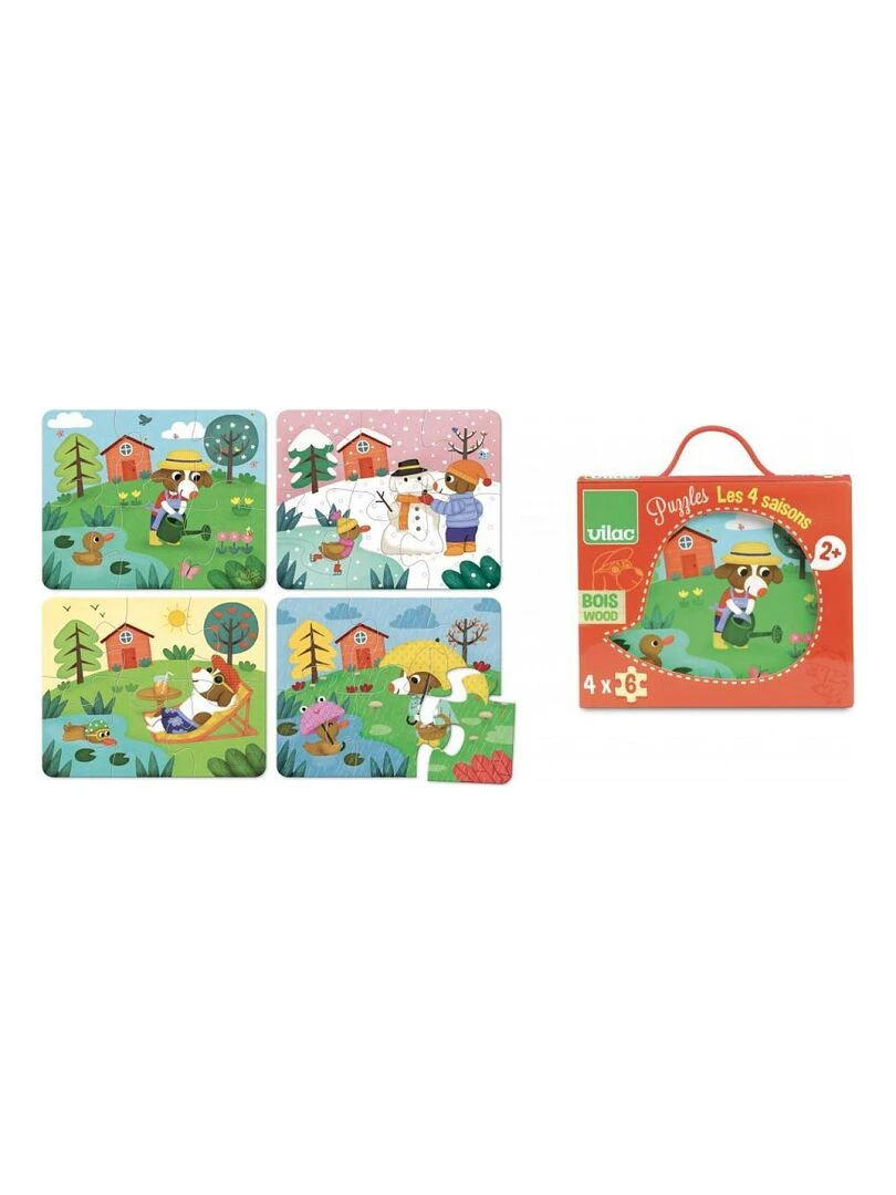 Puzzles les 4 saisons   coffret bois   N/A