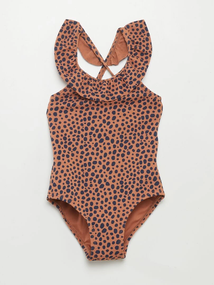 Maillot de bain 1 pièce imprimé Léopard