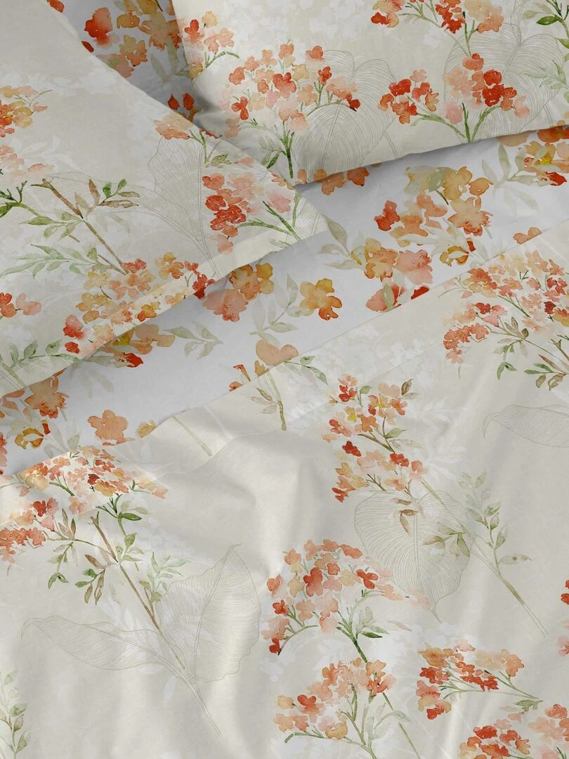 Drap housse Riomaggiore "Happyfriday" Blanc