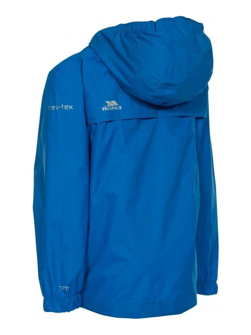Trespass Qikpac Veste imperméable repliable unisexe Bleu cobalt