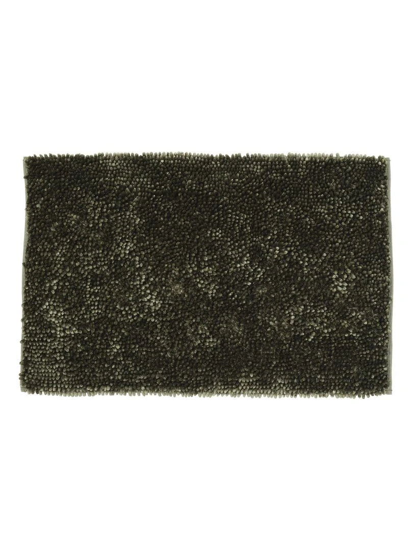 Guy Levasseur Tapis de bain en polyester uni Noir Noir