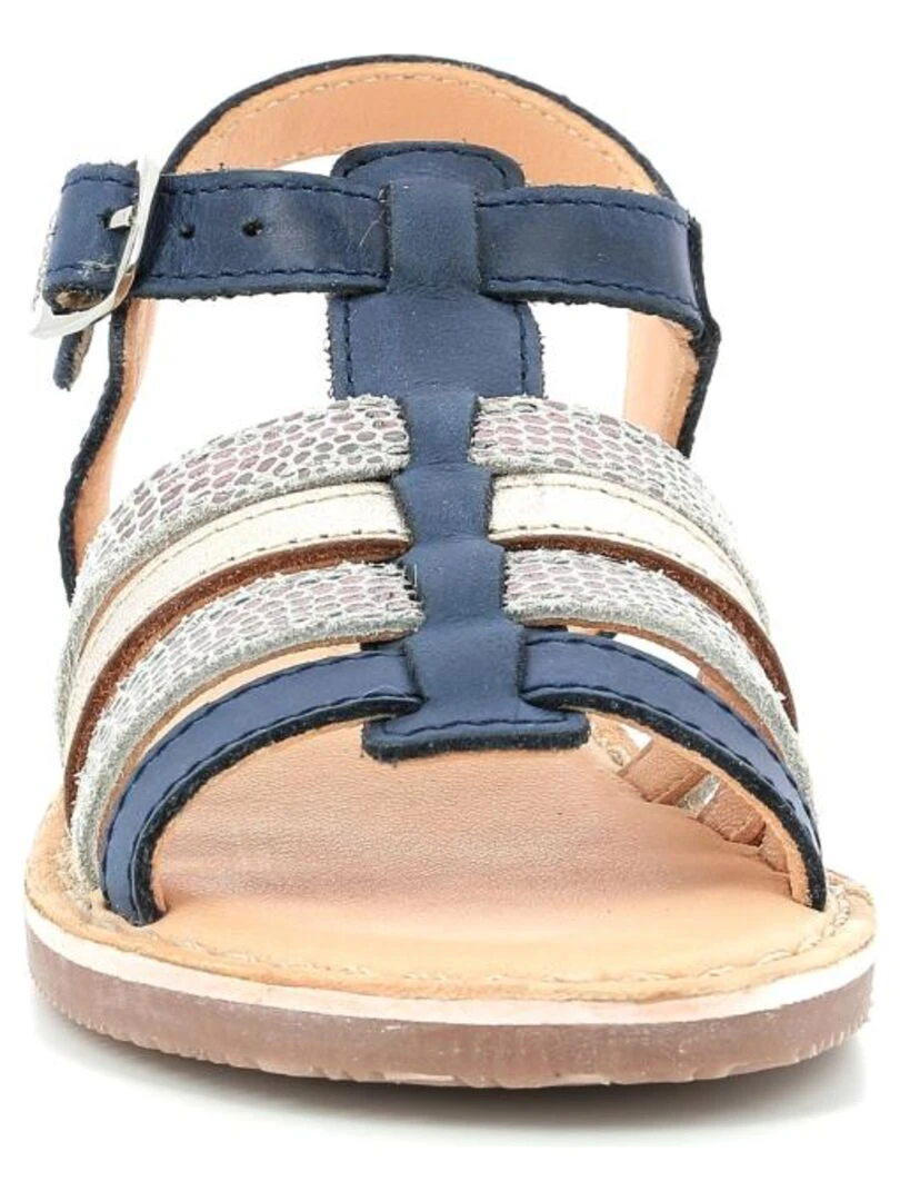 Sandales Cuir Drolote   Bleu marine