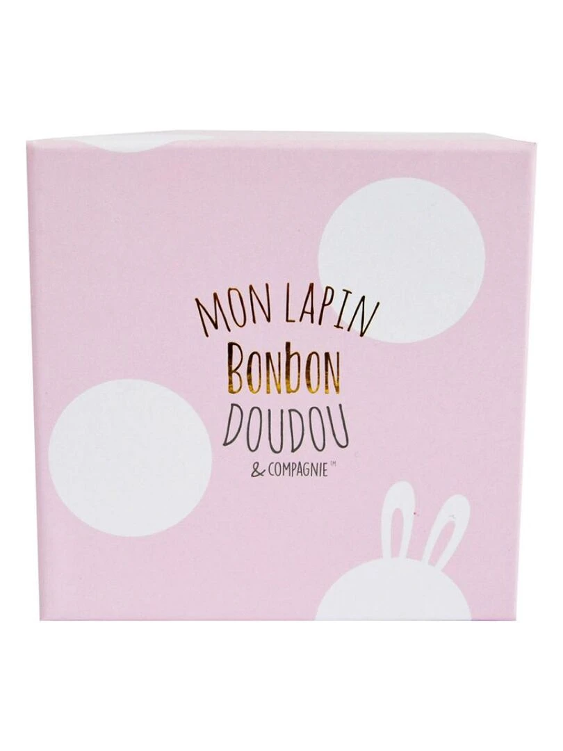 Coffret chaussons hochet Mon tout petit lapin rose (0 6 mois)   Rose