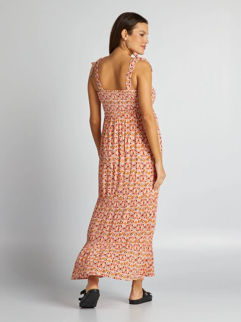 Robe grossesse à coupe longue ROSE