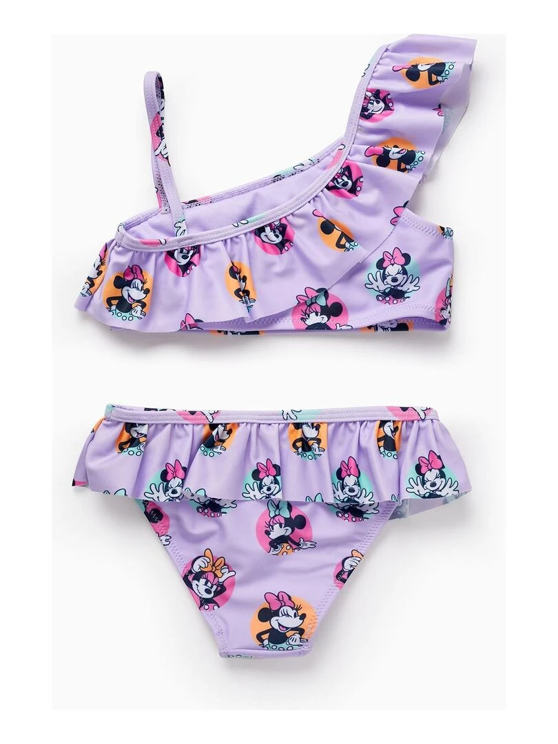 Maillot De Bain UPF 60 Pour Fille 'Minnie' LICENSE Mauve