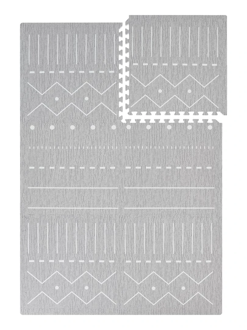 Tapis de jeu mousse BERBER PUZZLEMAT STORM Gris foncé