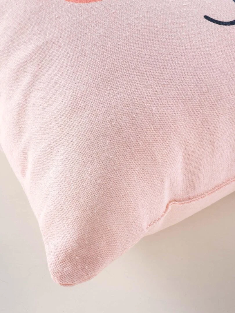 Coussin 40 x 40 cm Licorne etoile Rose