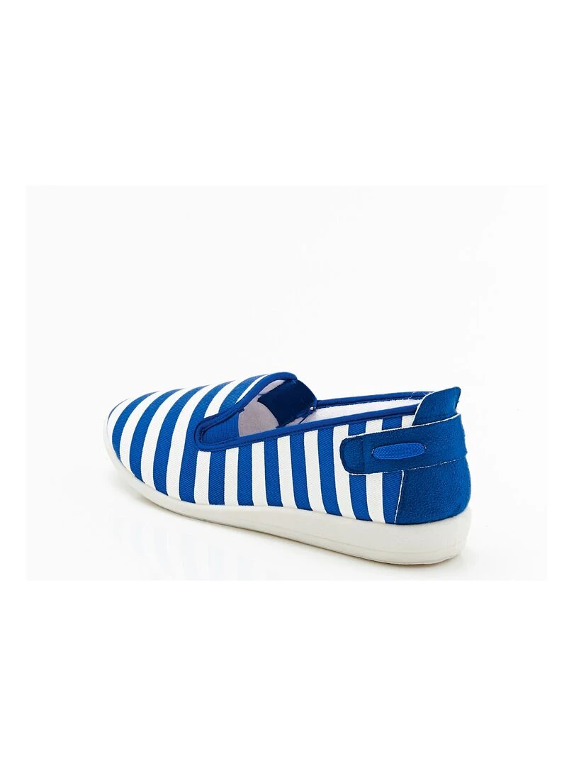 Ballerines rayées estivales   Damart   Bleu saphir