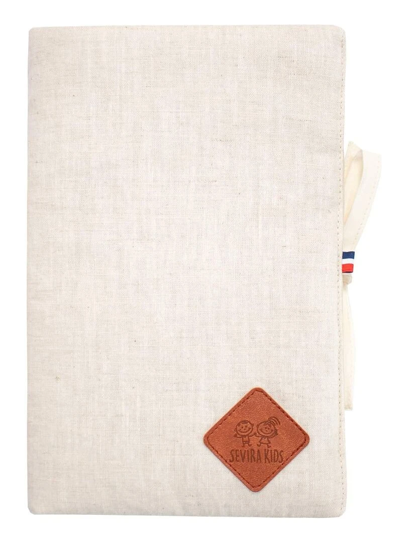 Protège carnet de santé en Lin Beige