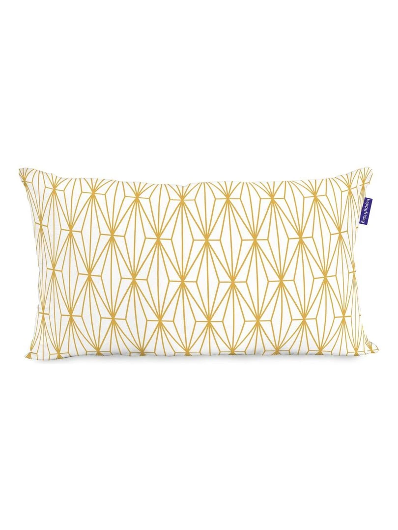 Housse de coussin Foliage "Happyfriday"   Blanc