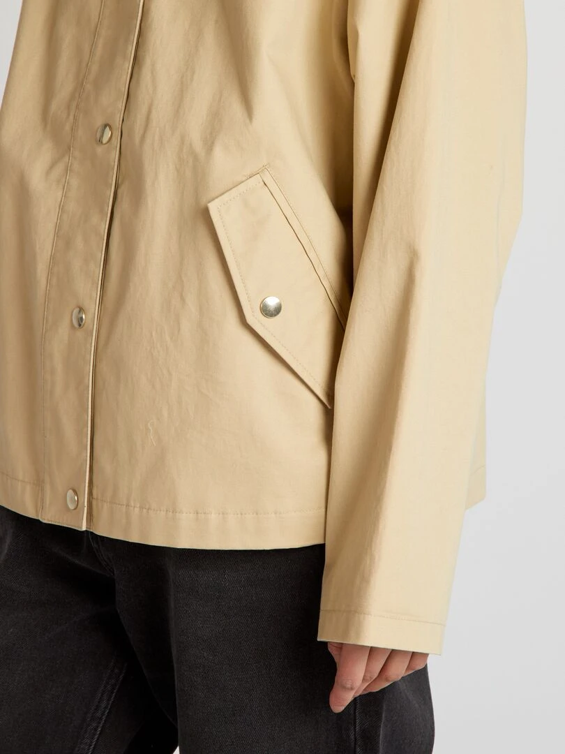 Parka courte déperlante   beige