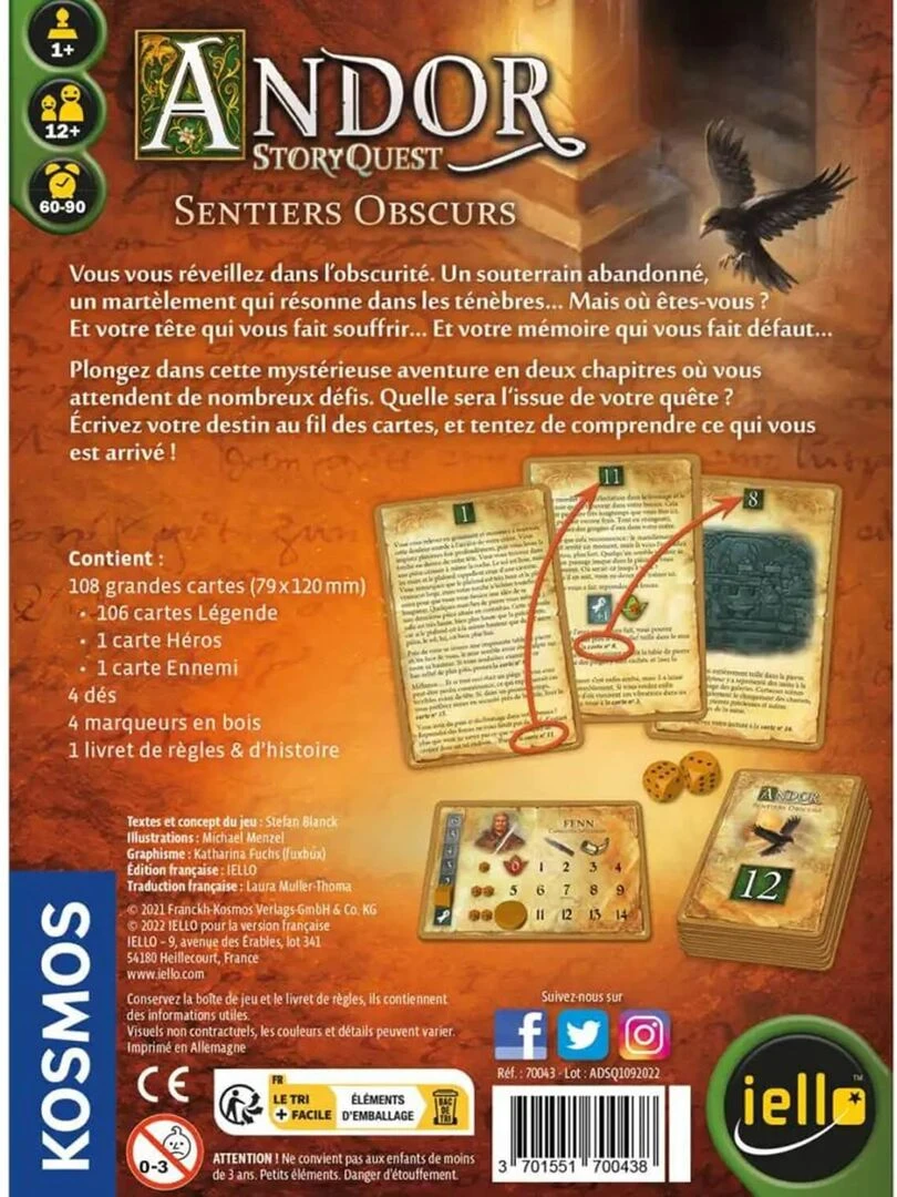 Andor StoryQuest : Sentiers Obscurs   N/A
