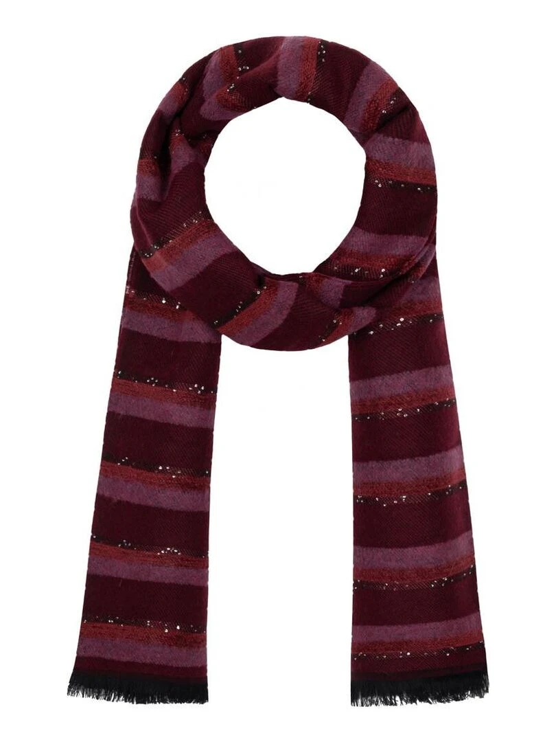 Echarpe Eziria Fabriqué en France Violet
