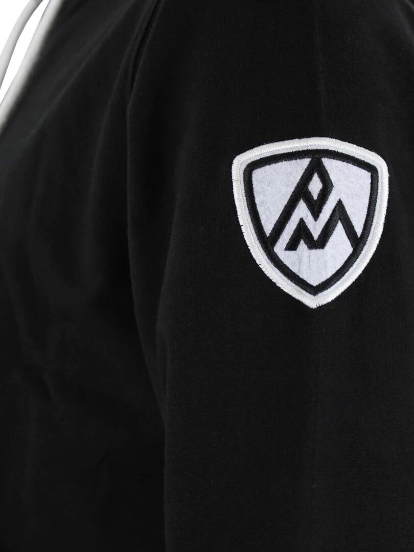 Sweat zippé à capuche homme CAGE   PEAK MOUNTAIN   Noir Noir