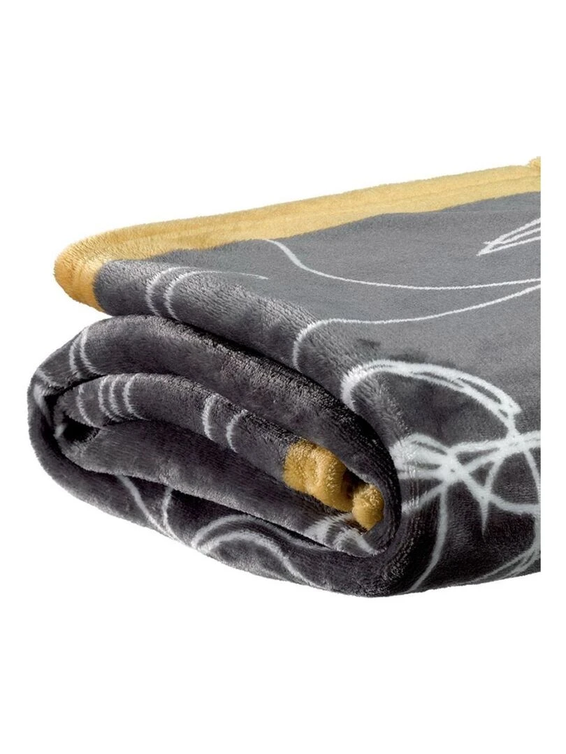 Plaid ultra doux 130x160 cm Nymphea Gris