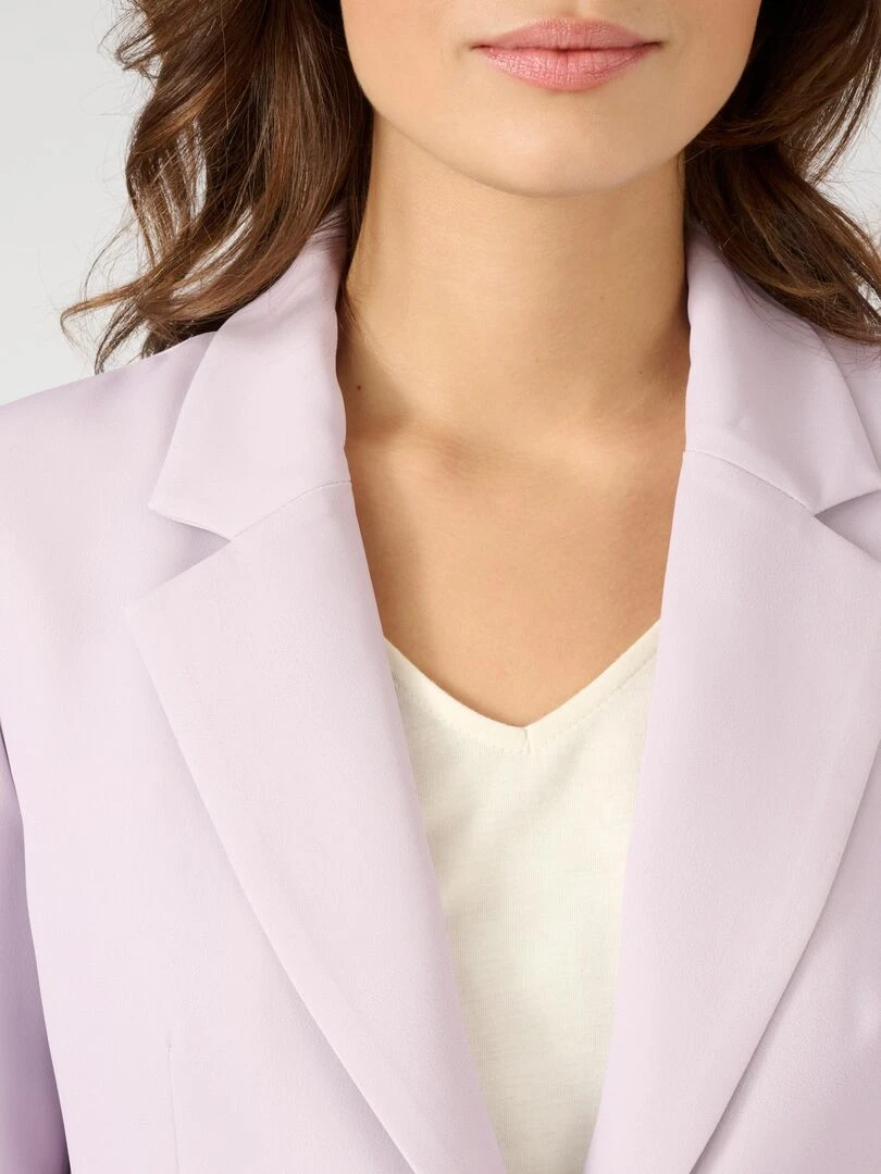Veste de tailleur longue Damart Violet