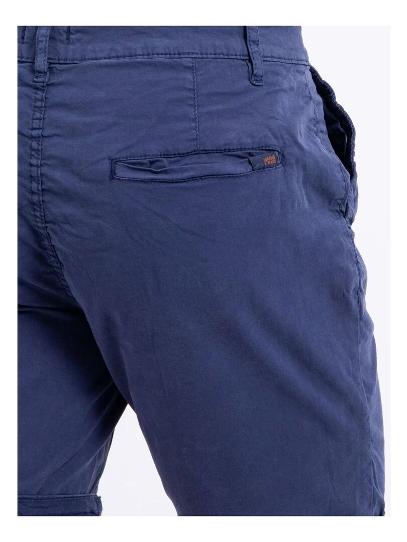 Bermuda chino BAZY   Bleu marine