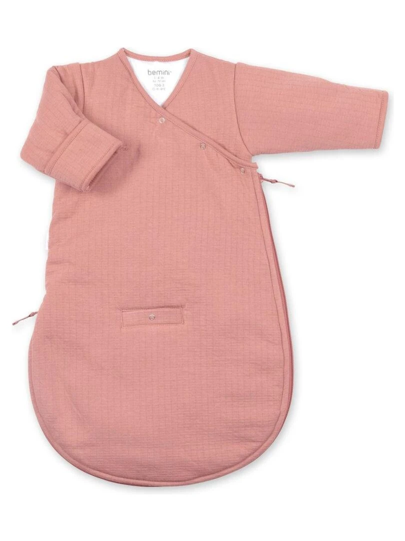 Bemini Gigoteuse avec moufles Pady Tetra Jersey et jersey Parme