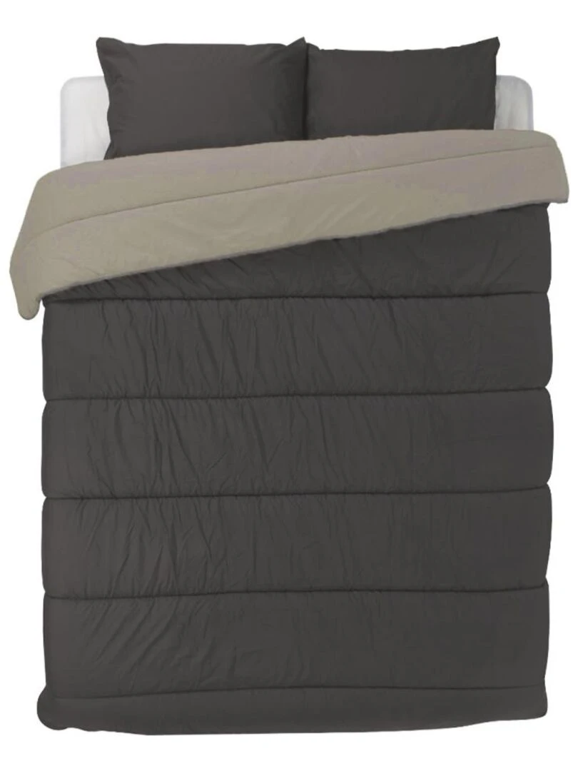 Bleu Câlin   Couette imprimée chaude la chaleureuse   Marron