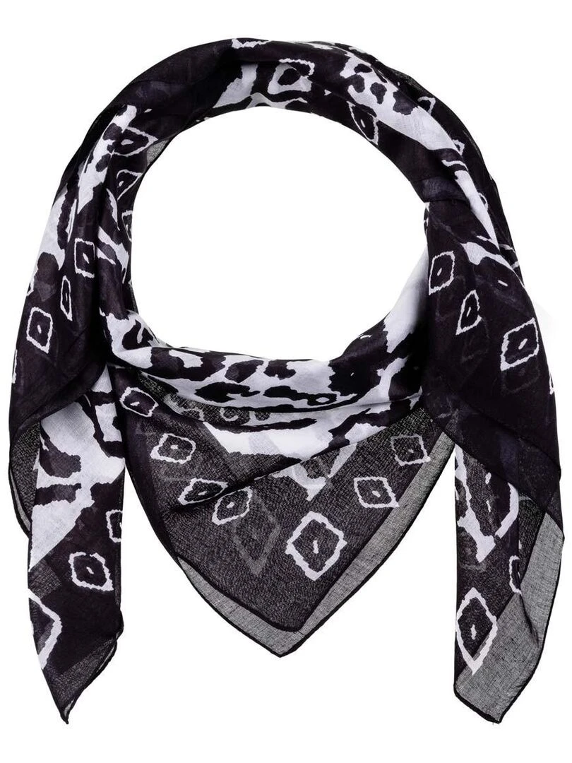 Foulard carré Etika Noir