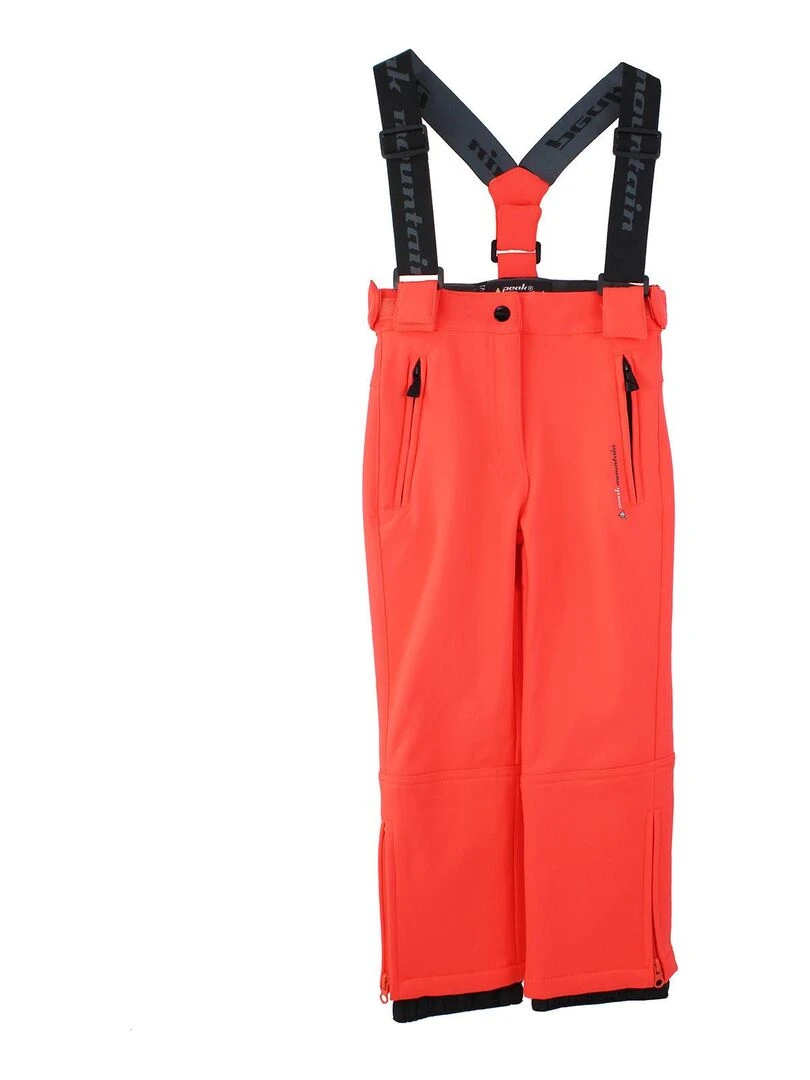 Pantalon de ski fille FASHELL PEAK MOUNTAIN Orange