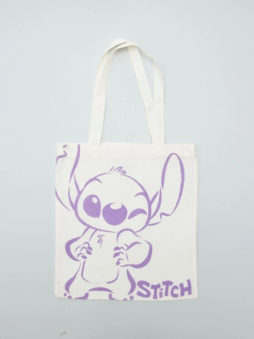 Tote bag 'Disney' Blanc 'Stitch'