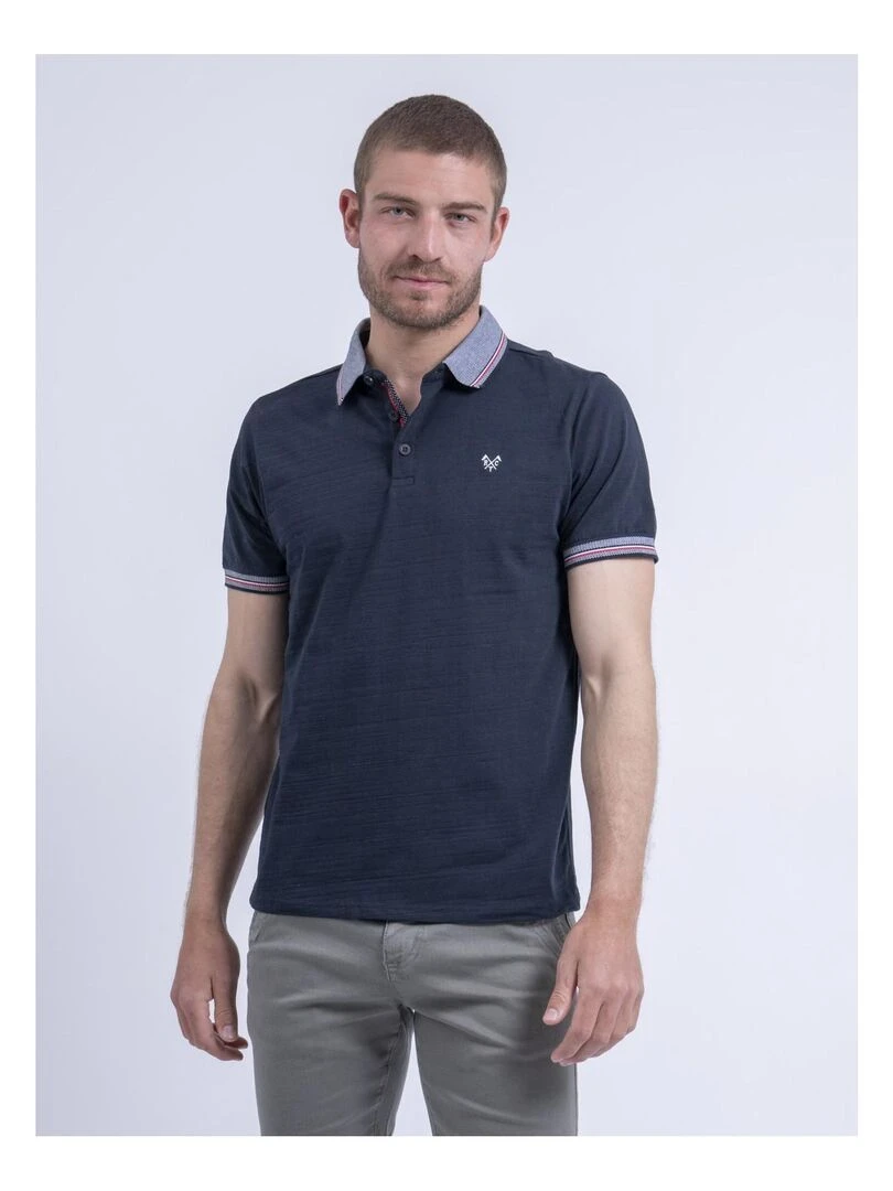 Polo manches courtes PIMALIK Bleu marine