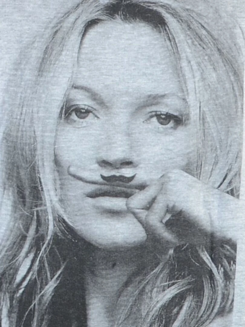 Sweat Little Eleven Paris Kate Moss HC Mixte Garçon  Fille  Gris Chiné   Gris