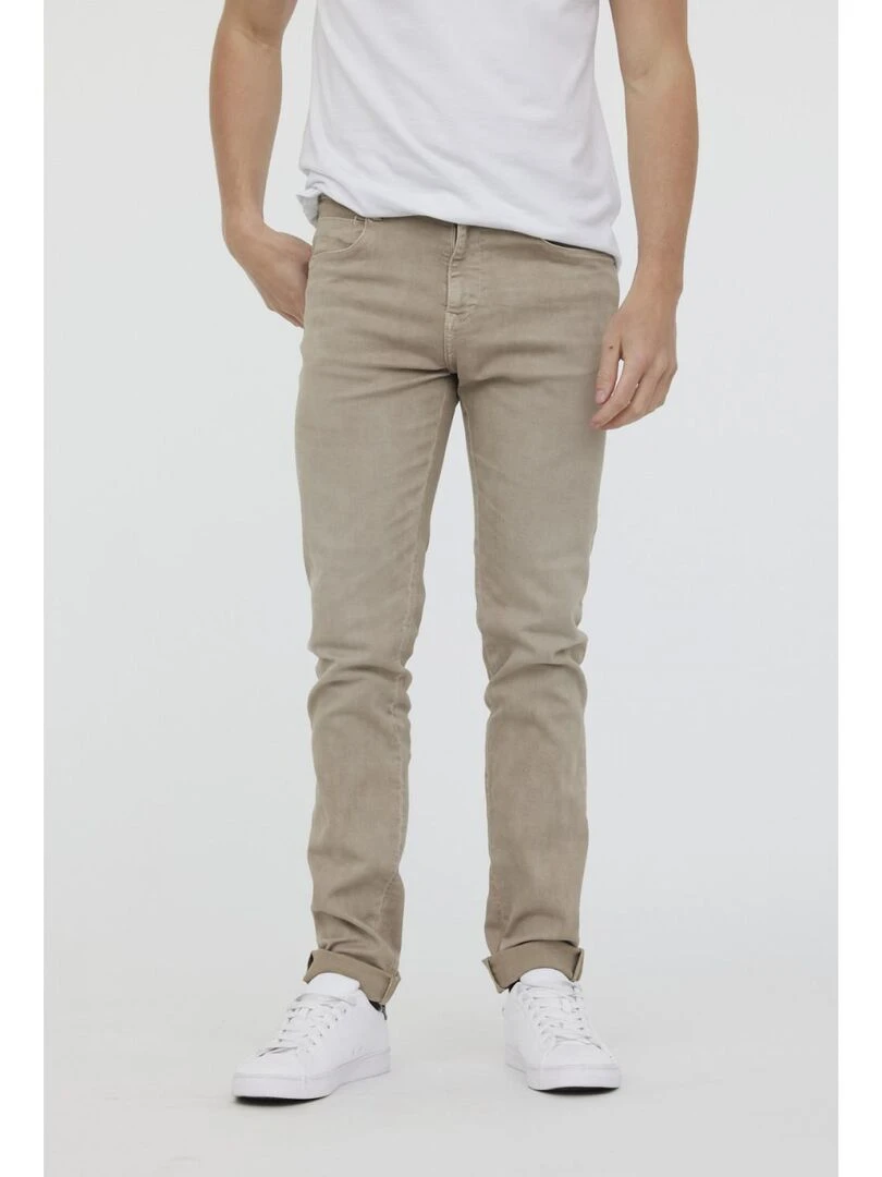Lee Cooper Pantalon coton slim LC030 Taupe