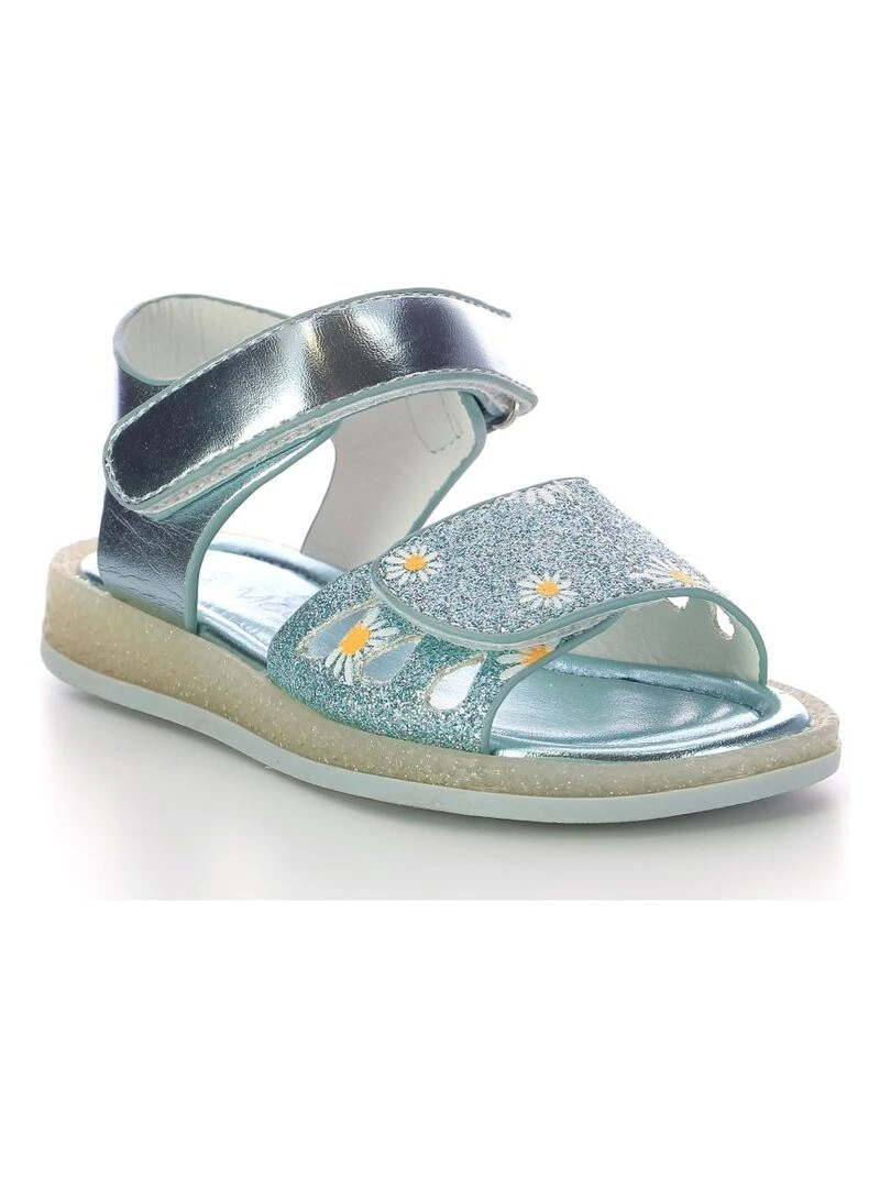 Sandales Synthetique Liboo Bleu