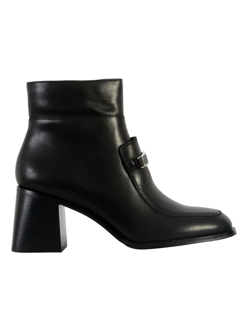 Bottine Cuir Emilie Karston Viana   Noir