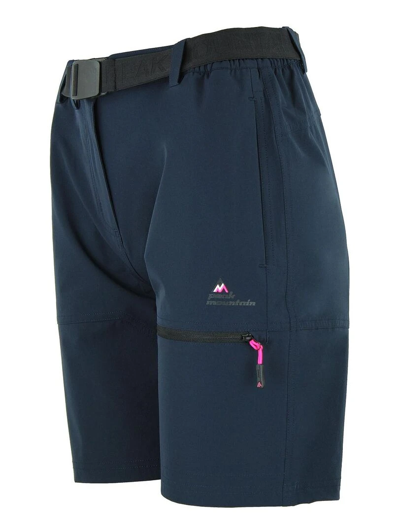Short de randonnée femme AJASI   PEAK MOUNTAIN   Bleu nuit