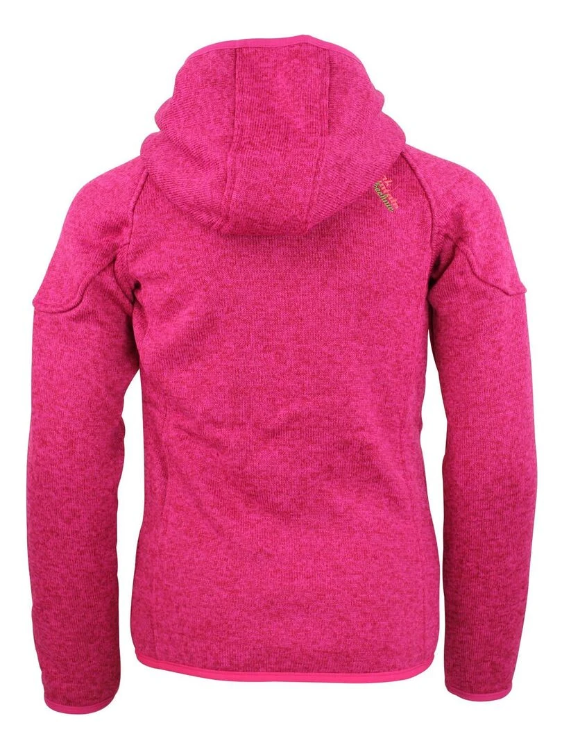 Blouson polaire fille GATORA PEAK MOUNTAIN Rose fushia