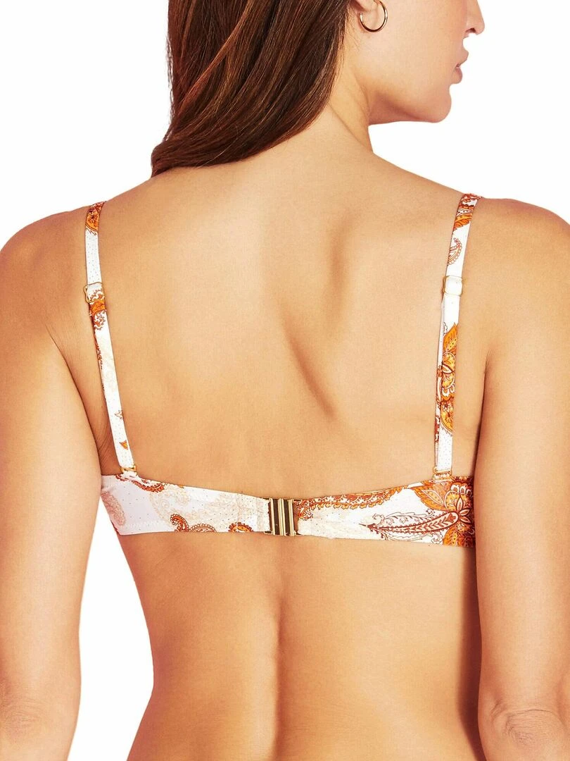 Haut maillot de bain push up multipositions Ibiza Blanc