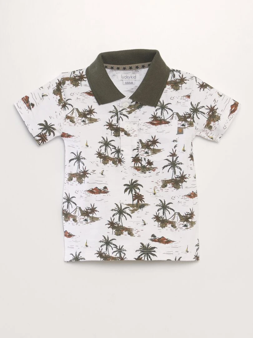 Ensemble polo et T shirt   2 pièces   Kaki