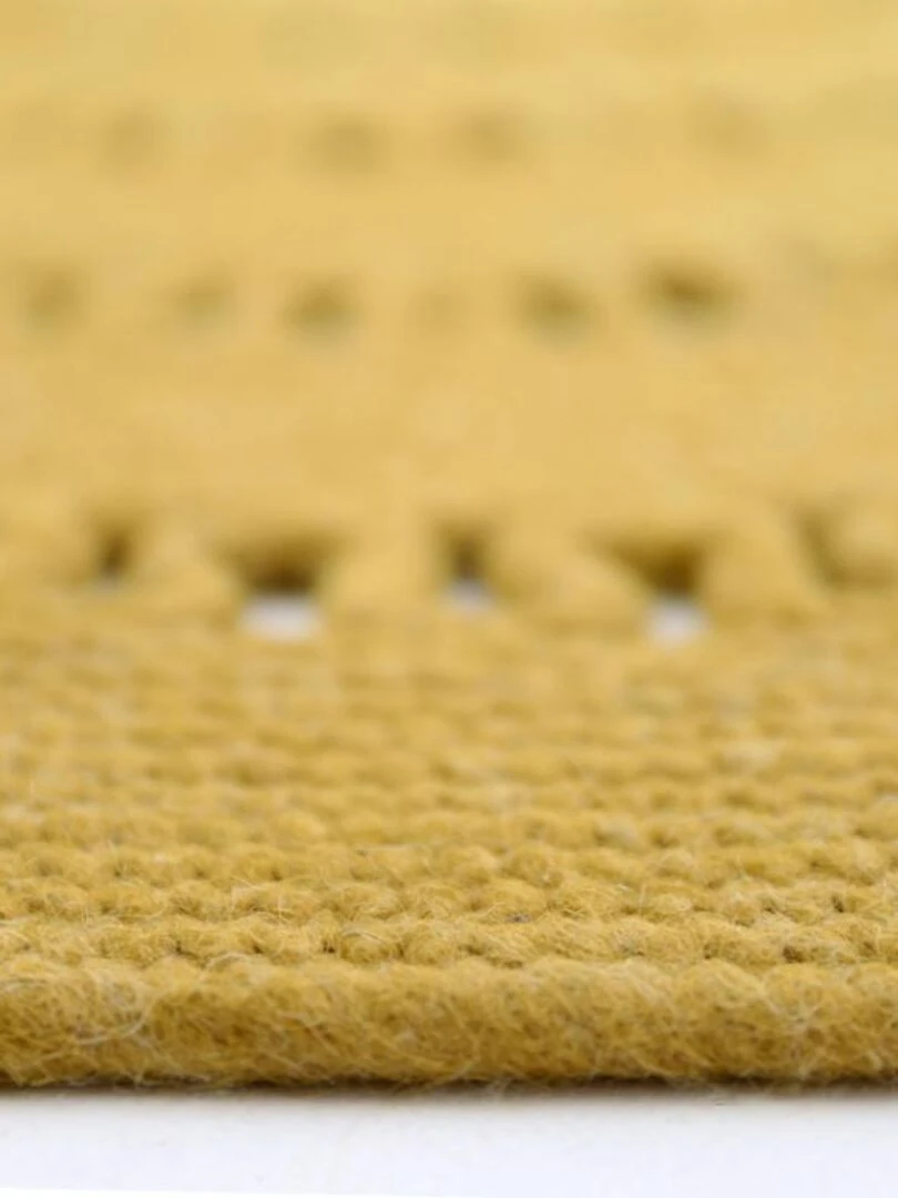 Tapis Rond Bibek Mangue (110 Cm)   Jaune