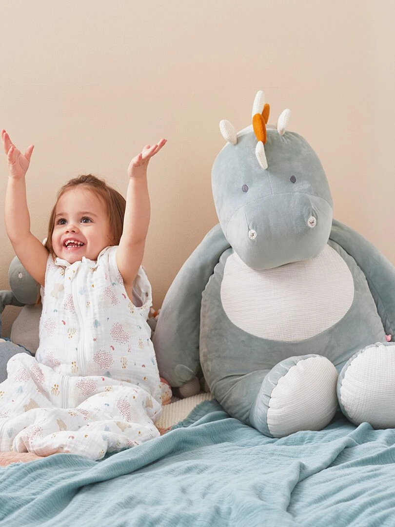 Peluche large Stegi en veloudoux   Vert