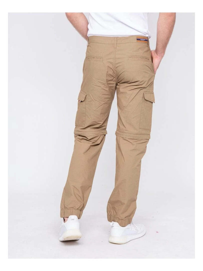 Pantalon transformable en bermuda CACHAN   Beige
